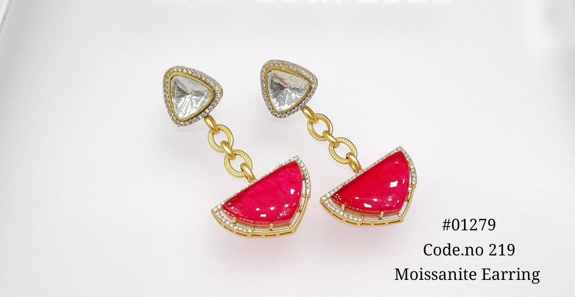 Doublet Earring 01279 - KRISHNA'S SWETA JEWELLERY
