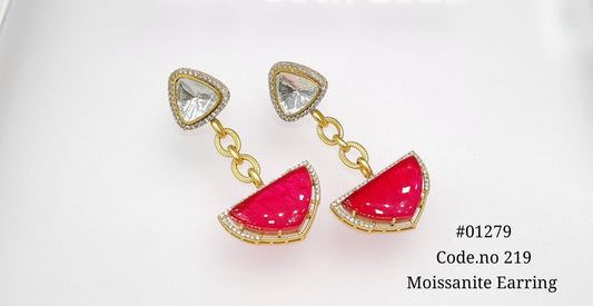 Doublet Earring 01279 - KRISHNA'S SWETA JEWELLERY