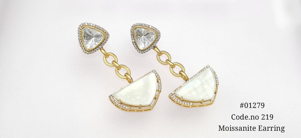 Doublet Earring 01279 - KRISHNA'S SWETA JEWELLERY
