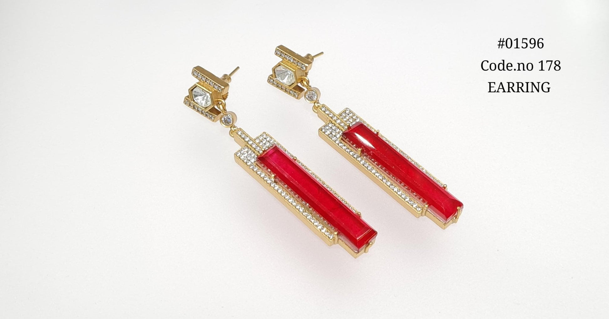 Doublet Earring 01596 - KRISHNA'S SWETA JEWELLERY