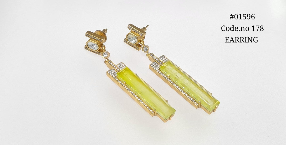 Doublet Earring 01596 - KRISHNA'S SWETA JEWELLERY