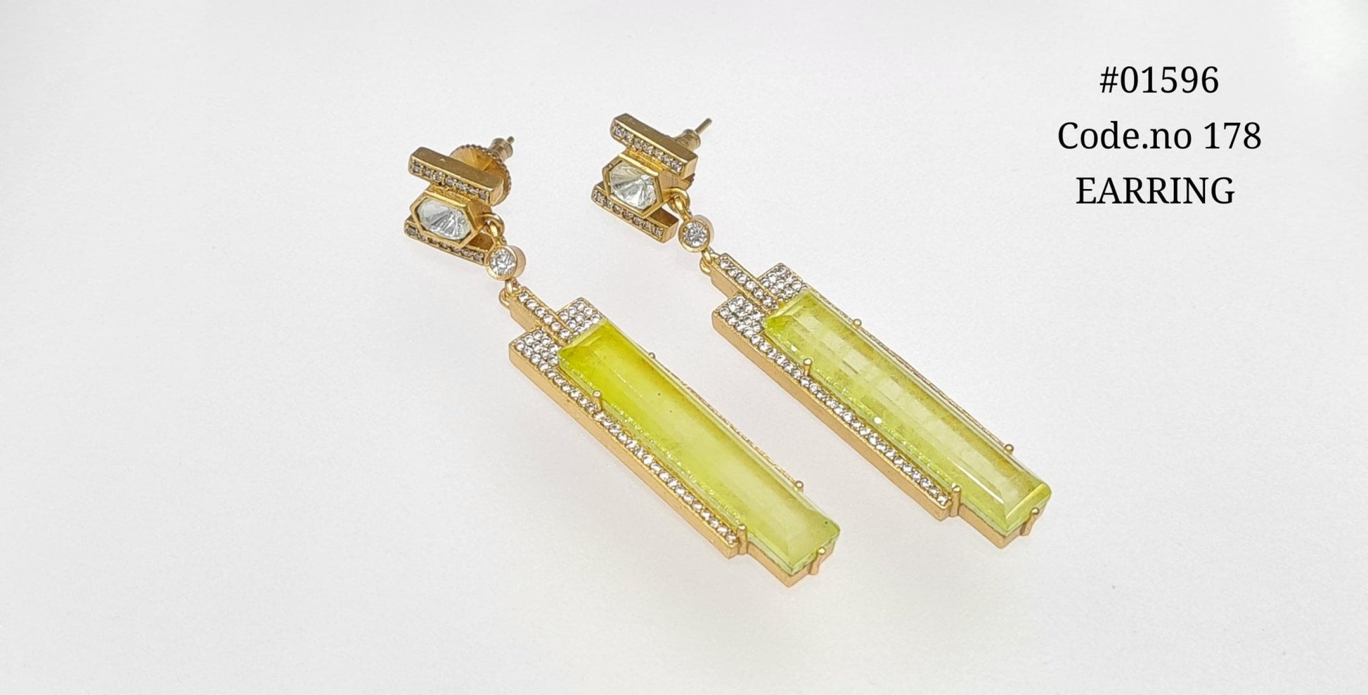 Doublet Earring 01596 - KRISHNA'S SWETA JEWELLERY