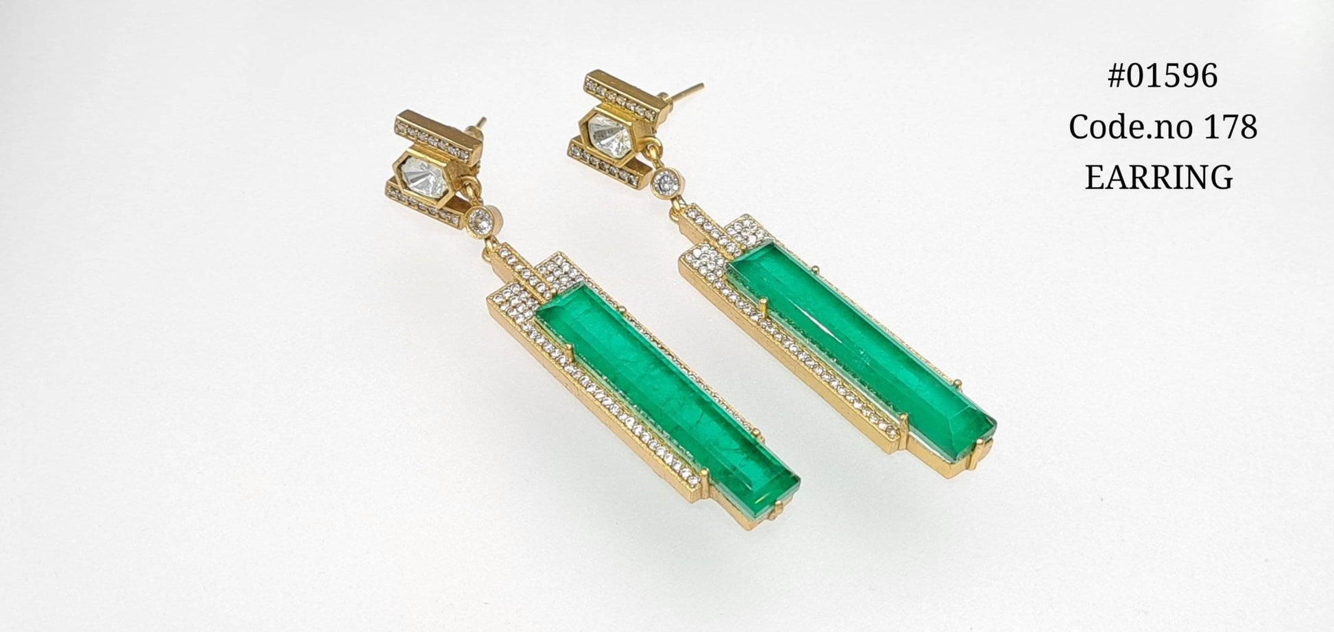 Doublet Earring 01596 - KRISHNA'S SWETA JEWELLERY