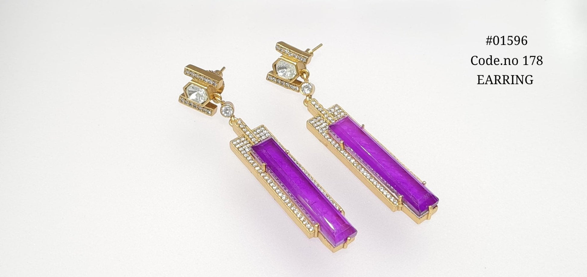 Doublet Earring 01596 - KRISHNA'S SWETA JEWELLERY