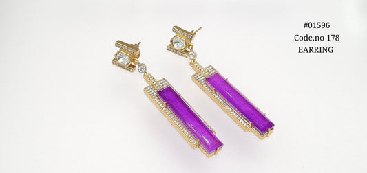 Doublet Earring 01596 - KRISHNA'S SWETA JEWELLERY