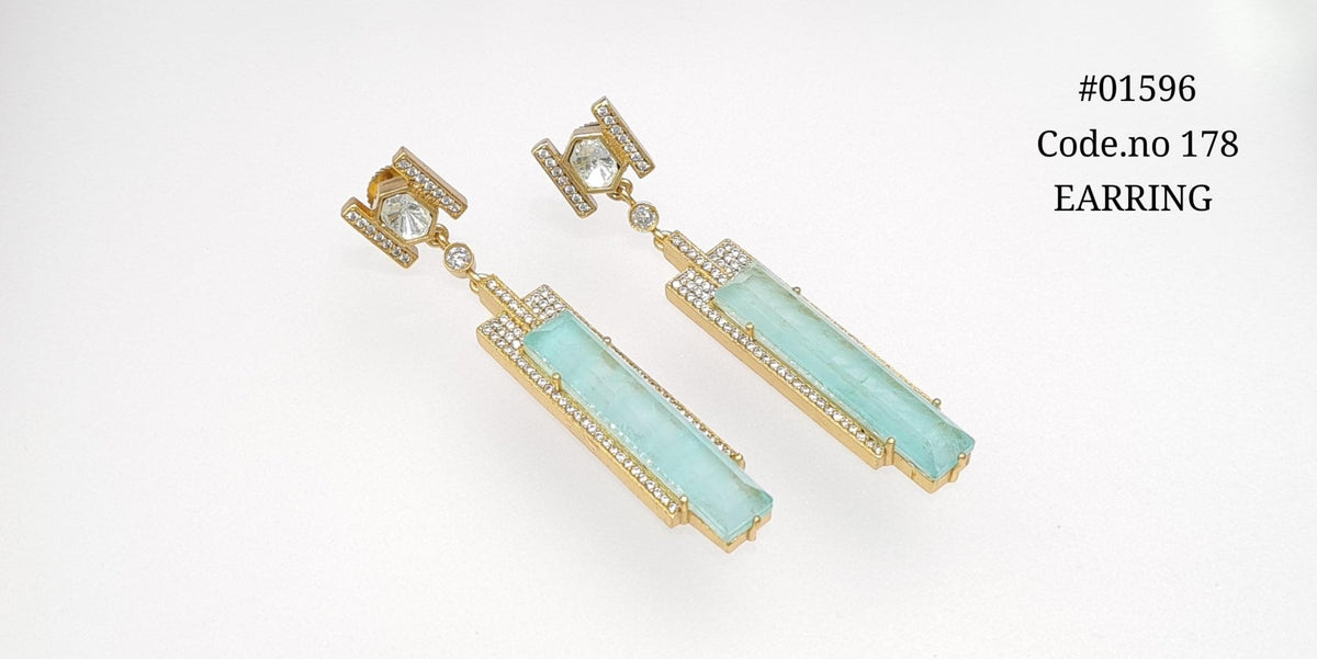Doublet Earring 01596 - KRISHNA'S SWETA JEWELLERY