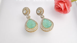 Doublet Earrings 01249 - KRISHNA'S SWETA JEWELLERY
