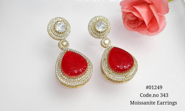 Doublet Earrings 01249 - KRISHNA'S SWETA JEWELLERY