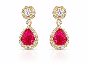 Doublet Earrings 01249 - KRISHNA'S SWETA JEWELLERY
