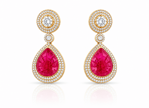 Doublet Earrings 01249 - KRISHNA'S SWETA JEWELLERY