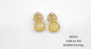 Doublet Earrings 05351 - KRISHNA'S SWETA JEWELLERY
