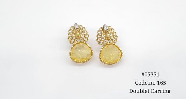 Doublet Earrings 05351 - KRISHNA'S SWETA JEWELLERY