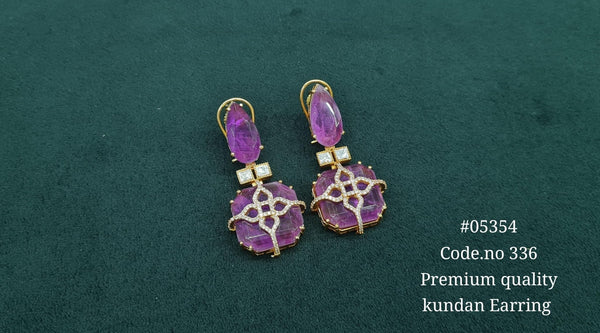 Doublet Earrings 05354 - KRISHNA'S SWETA JEWELLERY