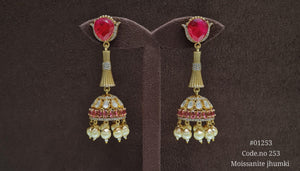 Doublet Jhumki 01253 - KRISHNA'S SWETA JEWELLERY