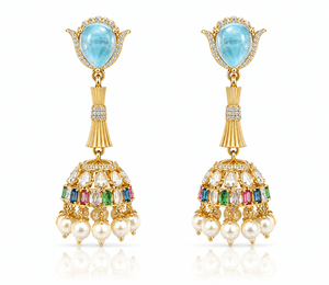 Doublet Jhumki 01253 - KRISHNA'S SWETA JEWELLERY
