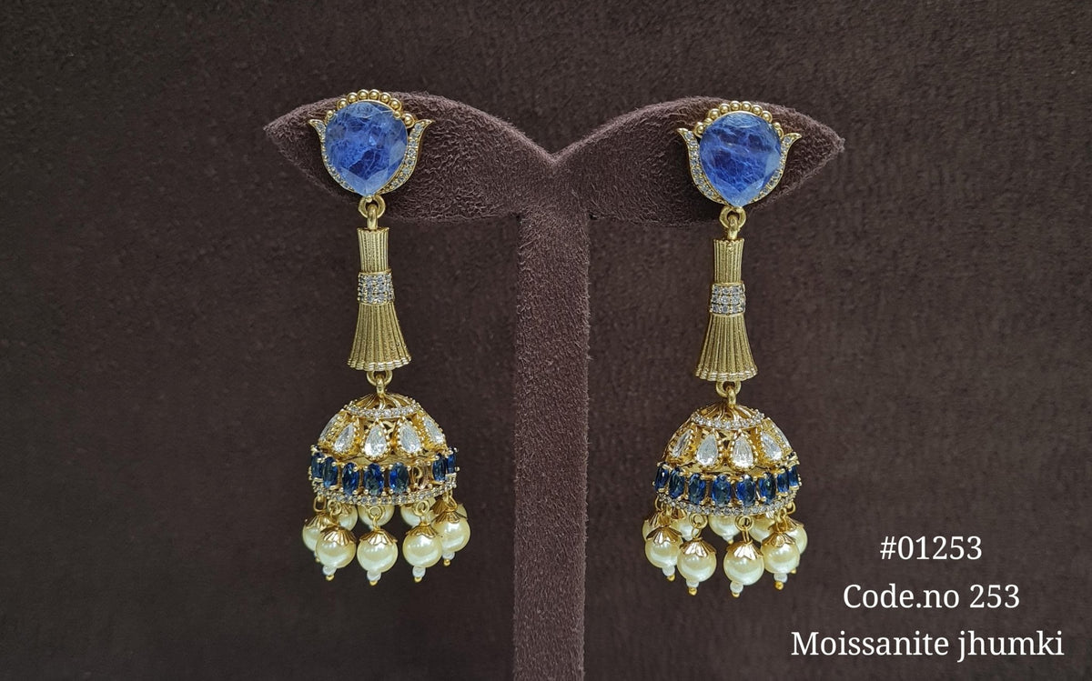Doublet Jhumki 01253 - KRISHNA'S SWETA JEWELLERY
