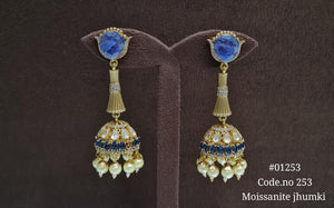 Doublet Jhumki 01253 - KRISHNA'S SWETA JEWELLERY