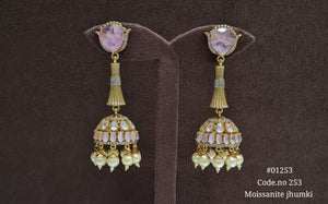 Doublet Jhumki 01253 - KRISHNA'S SWETA JEWELLERY