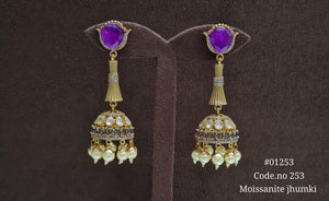 Doublet Jhumki 01253 - KRISHNA'S SWETA JEWELLERY