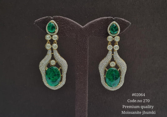 Doublet Kundan Earings 02064 - KRISHNA'S SWETA JEWELLERY