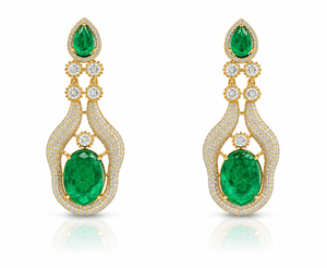 Doublet Kundan Earings 02064 - KRISHNA'S SWETA JEWELLERY