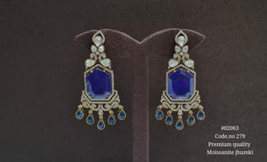 Doublet Kundan Earrings 02063 - KRISHNA'S SWETA JEWELLERY