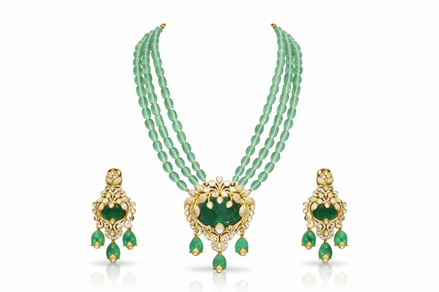 Doublet Mala 08556 - KRISHNA'S SWETA JEWELLERY