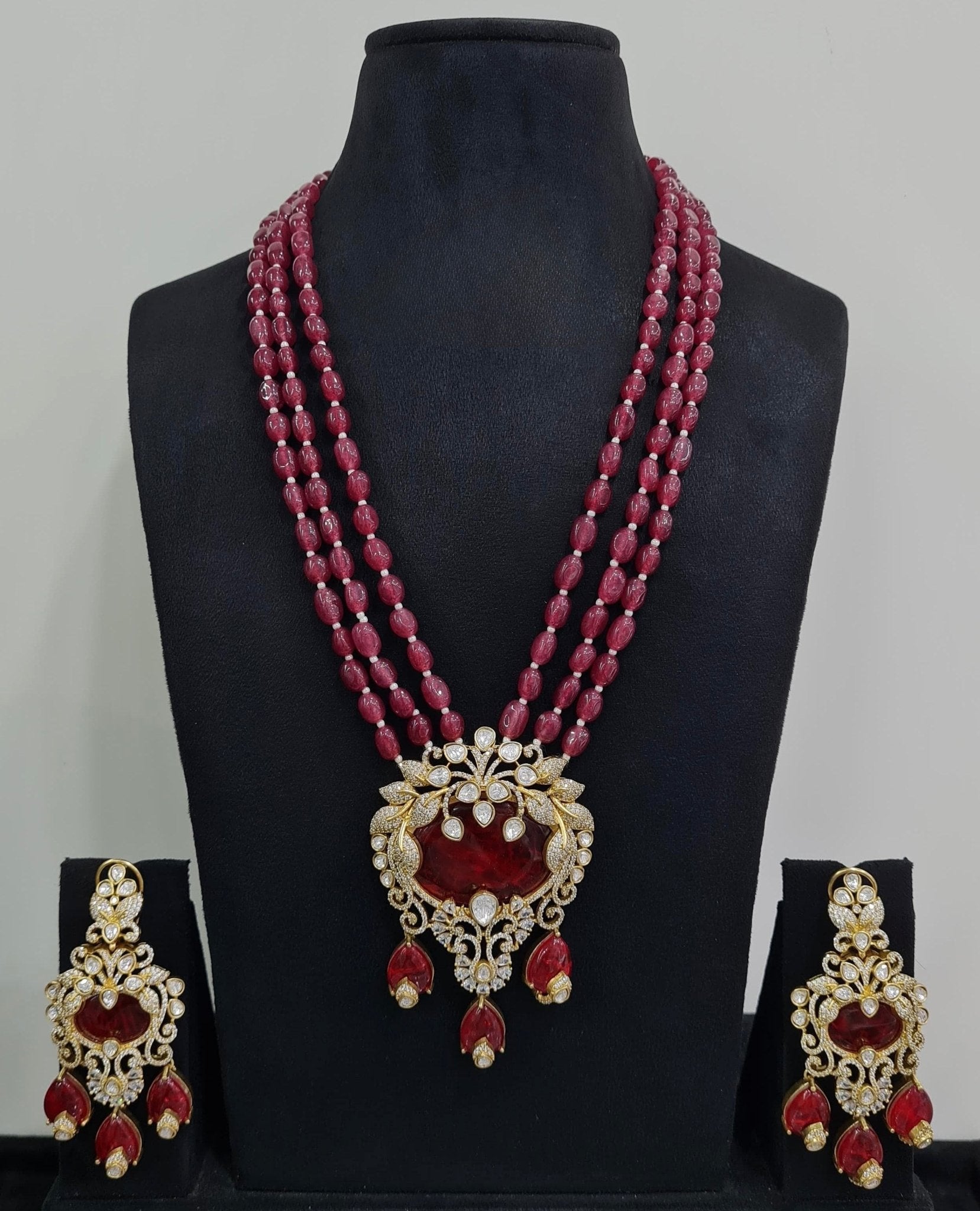 Doublet Mala 08556 - KRISHNA'S SWETA JEWELLERY