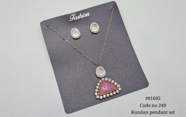 Doublet pendant 01695 - KRISHNA'S SWETA JEWELLERY