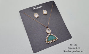 Doublet pendant 01695 - KRISHNA'S SWETA JEWELLERY