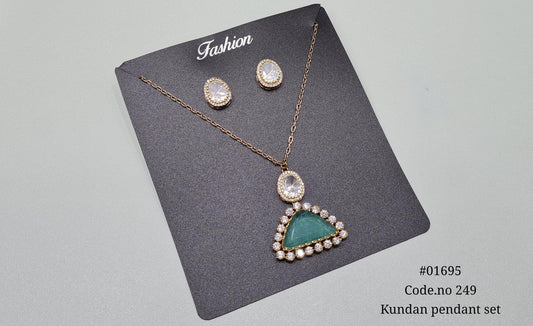 Doublet pendant 01695 - KRISHNA'S SWETA JEWELLERY