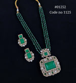 Doublet Pendant Long 01252 - KRISHNA'S SWETA JEWELLERY