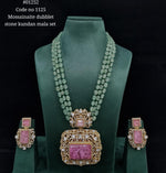 Doublet Pendant Long 01252 - KRISHNA'S SWETA JEWELLERY