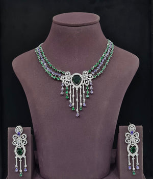 Cz Necklace 11410