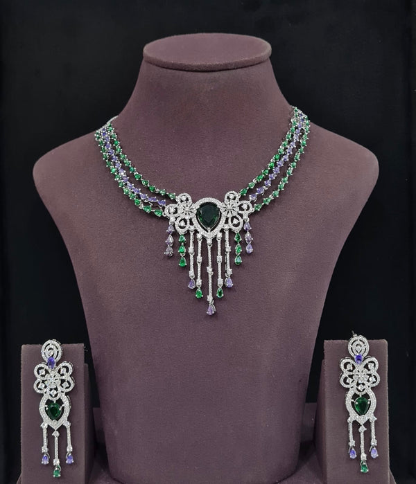 Cz Necklace 11410