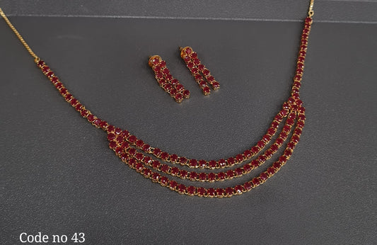 Cz Necklace 03954