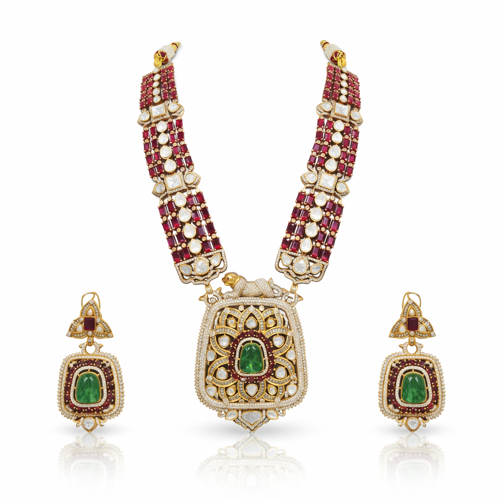 Rajwada Kundan Necklace 08966