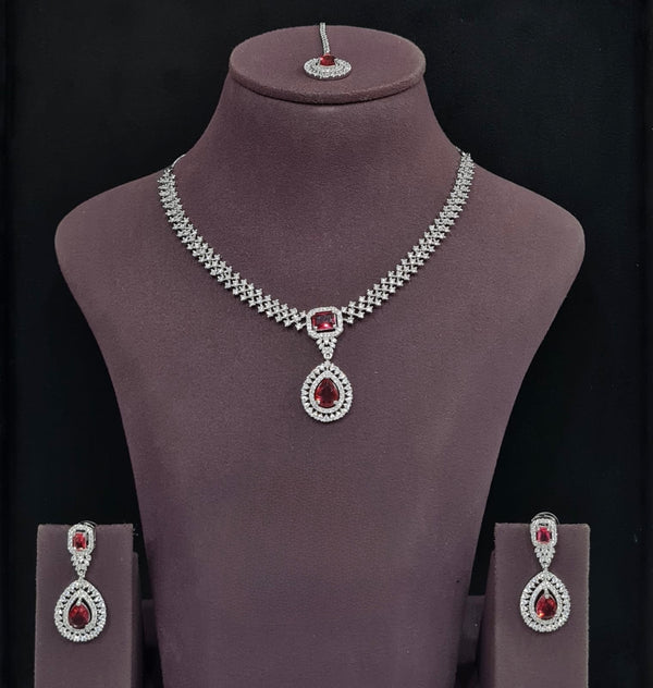Cz Necklace 11342