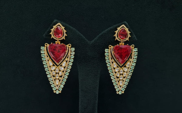Kundan Earrings 08206
