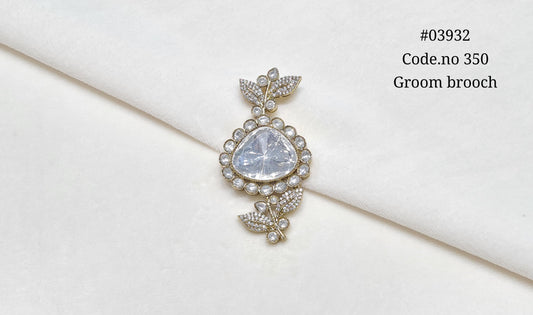 Kundan Brooch 03932