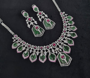 Cz Necklace 10585