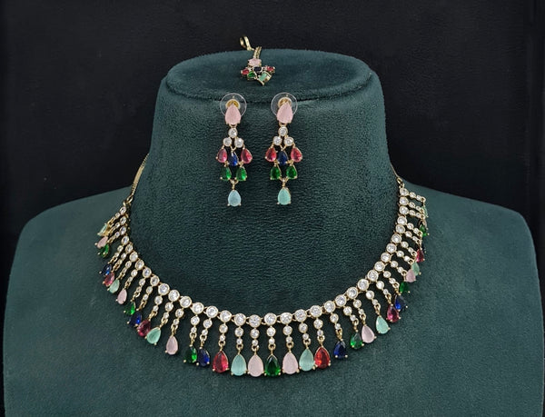 Cz Necklace 10258