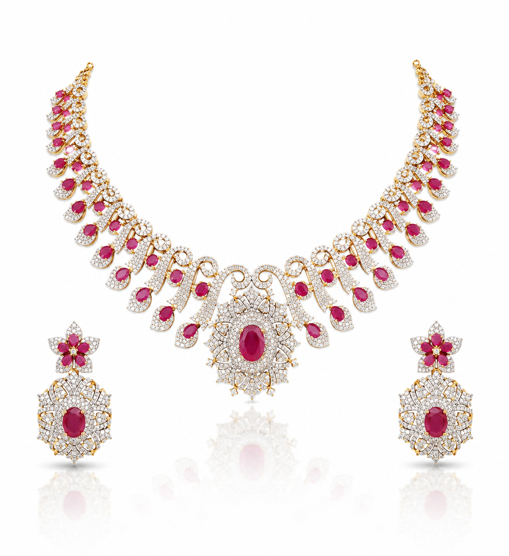 Cz Necklace 10576
