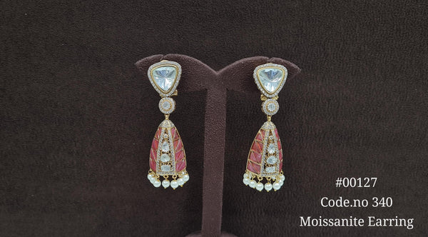 Kundan earrings 00127