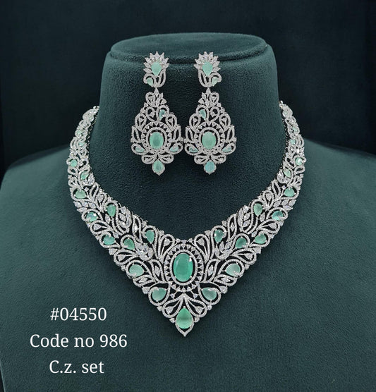Cz Necklace 04550