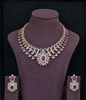 Cz Necklace 10576