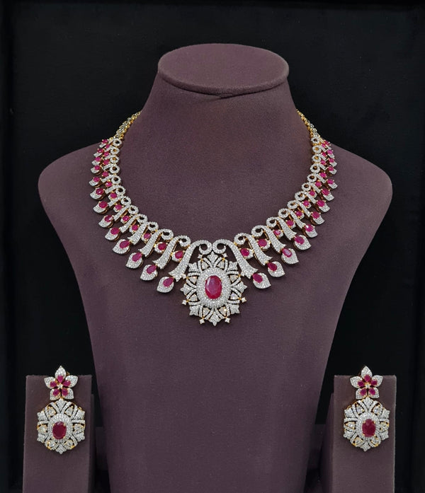 Cz Necklace 10576