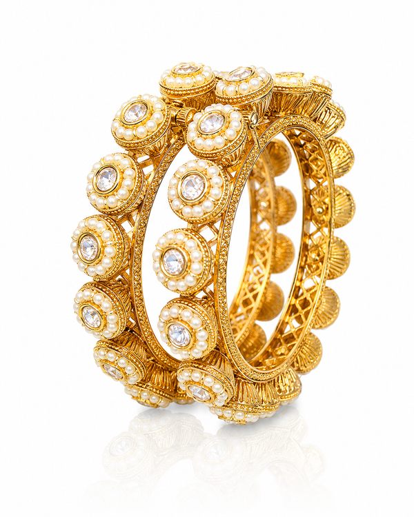 Kundan Bangles 09498
