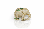 Elephant Brooch 03933 - KRISHNA'S SWETA JEWELLERY