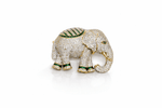 Elephant Brooch 03933 - KRISHNA'S SWETA JEWELLERY